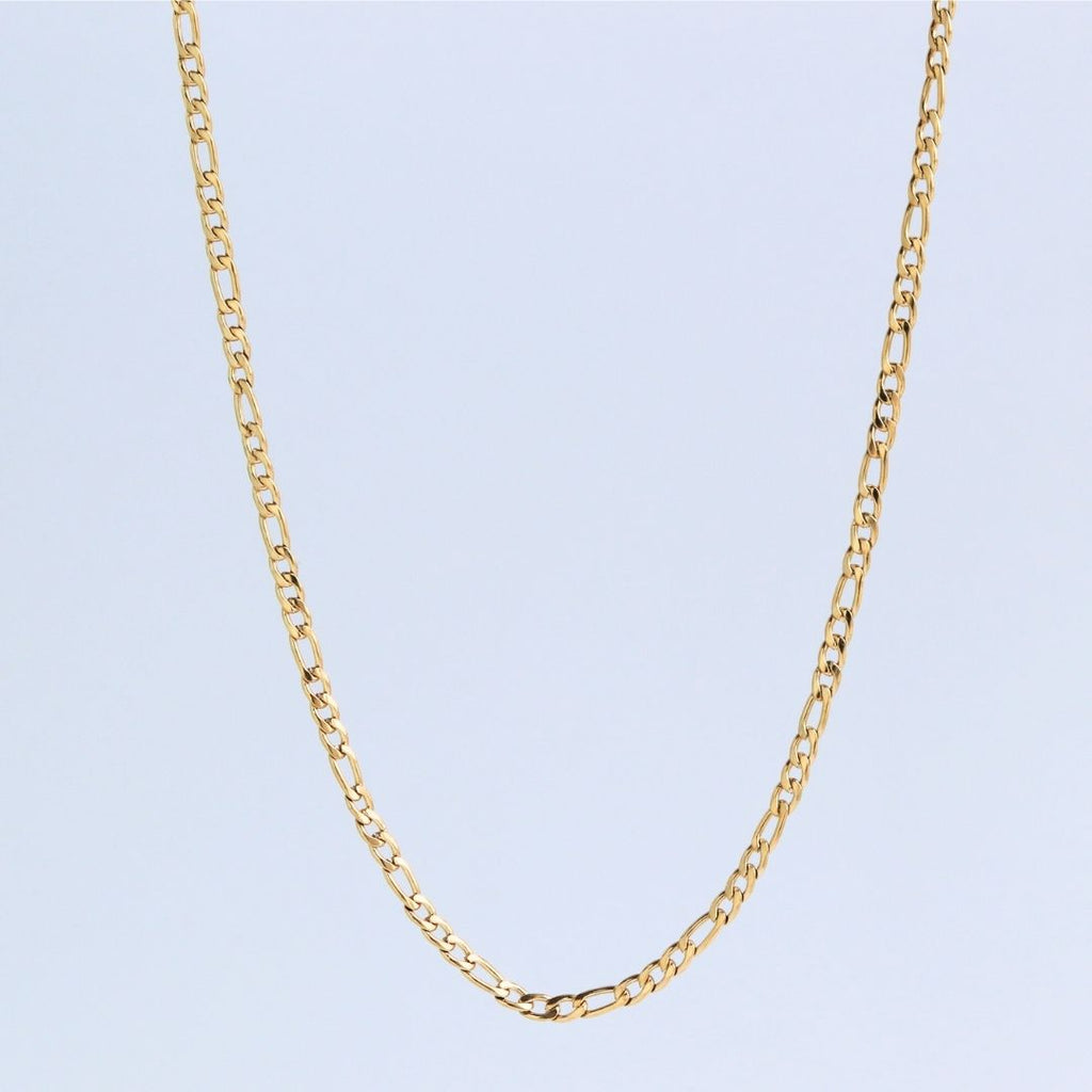 Cadena Cartier 3 mm – Oro Laminado 18K (60 cm)