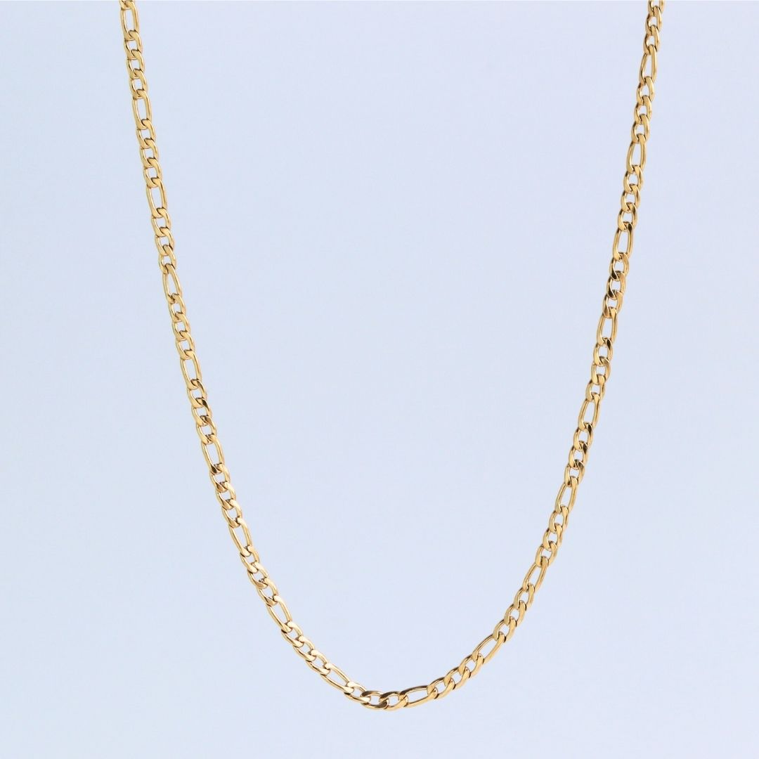 Cadena Cartier 3 mm – Oro Laminado 18K (60 cm)