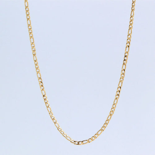 Cadena Cartier 3 mm – Oro Laminado 18K (60 cm)