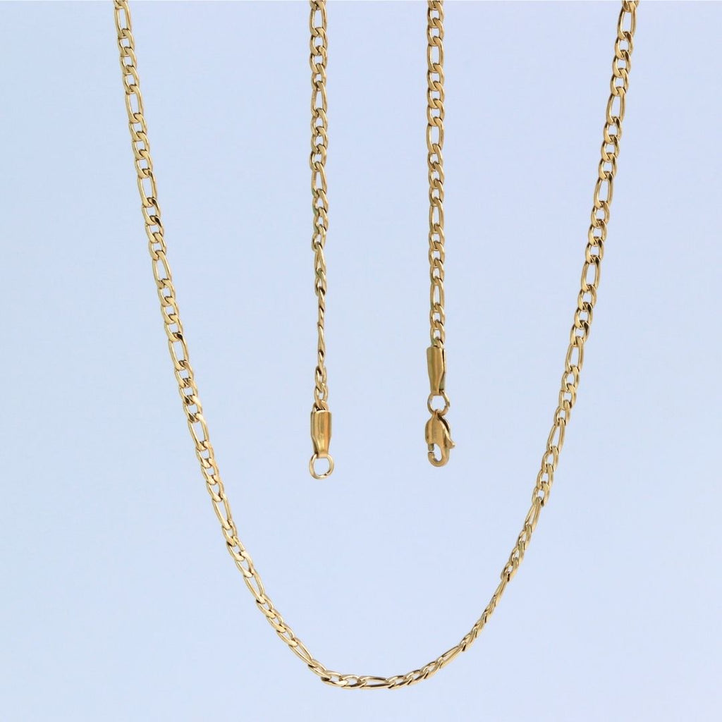 Cadena Cartier 3 mm – Oro Laminado 18K (60 cm)