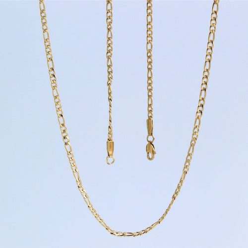 Cadena Cartier 3 mm – Oro Laminado 18K (60 cm)
