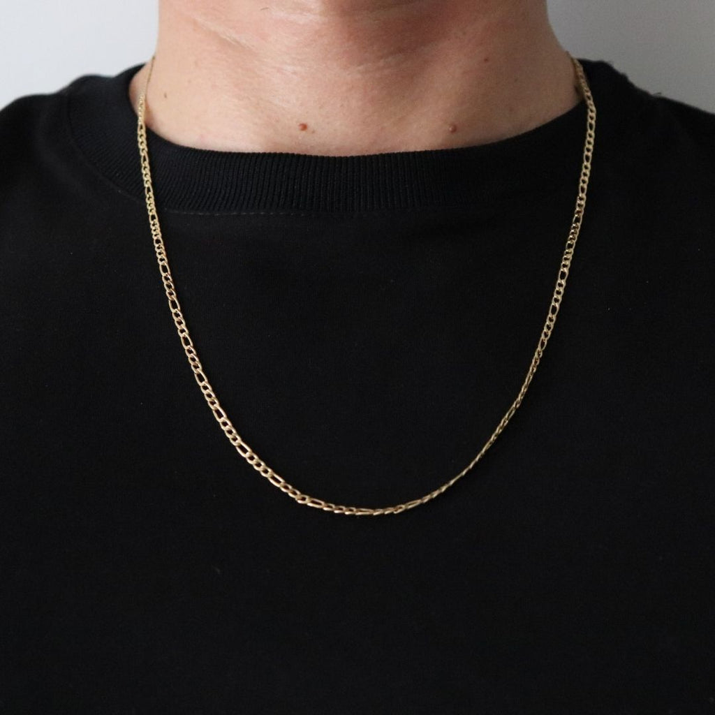 Cadena Cartier 3 mm – Oro Laminado 18K (60 cm)