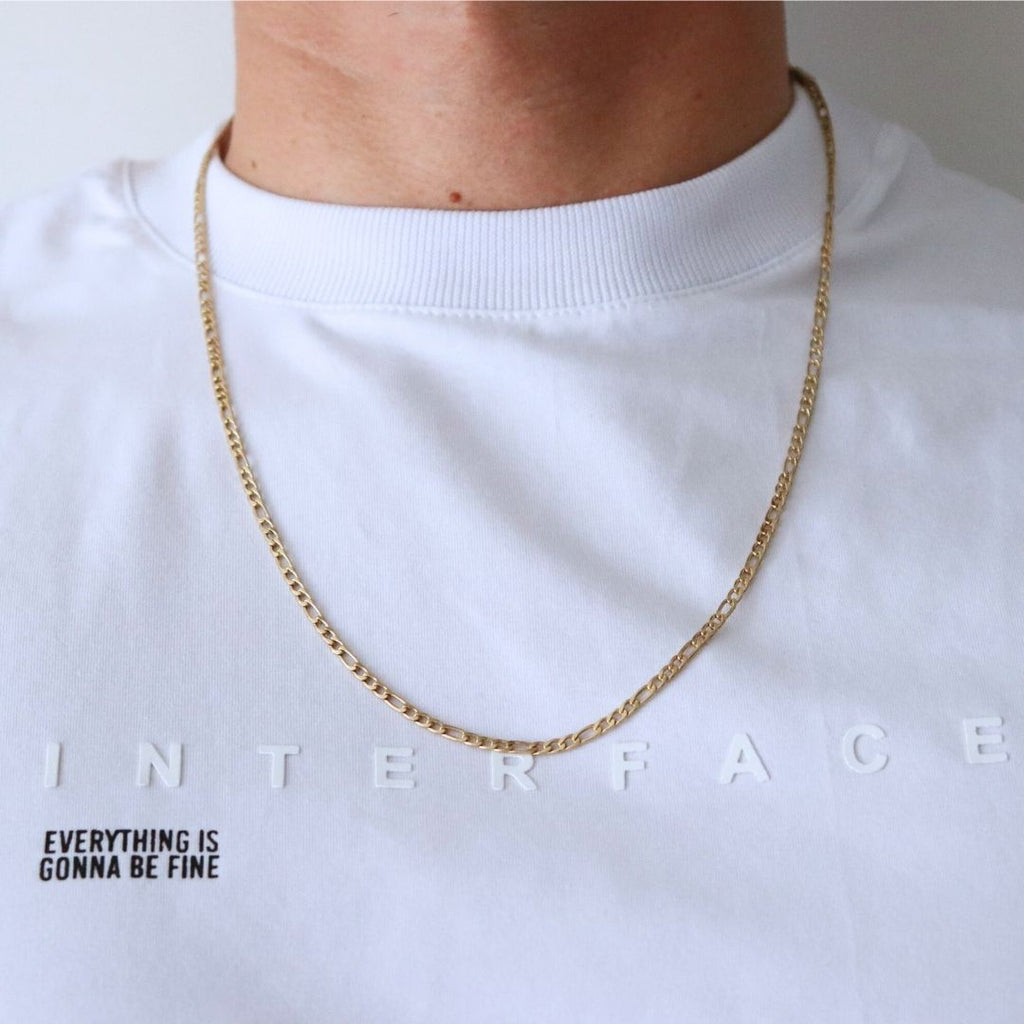 Cadena Cartier 3 mm – Oro Laminado 18K (60 cm)