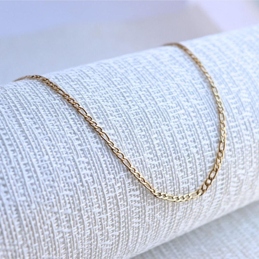 Cadena Cartier 3 mm – Oro Laminado 18K (60 cm)