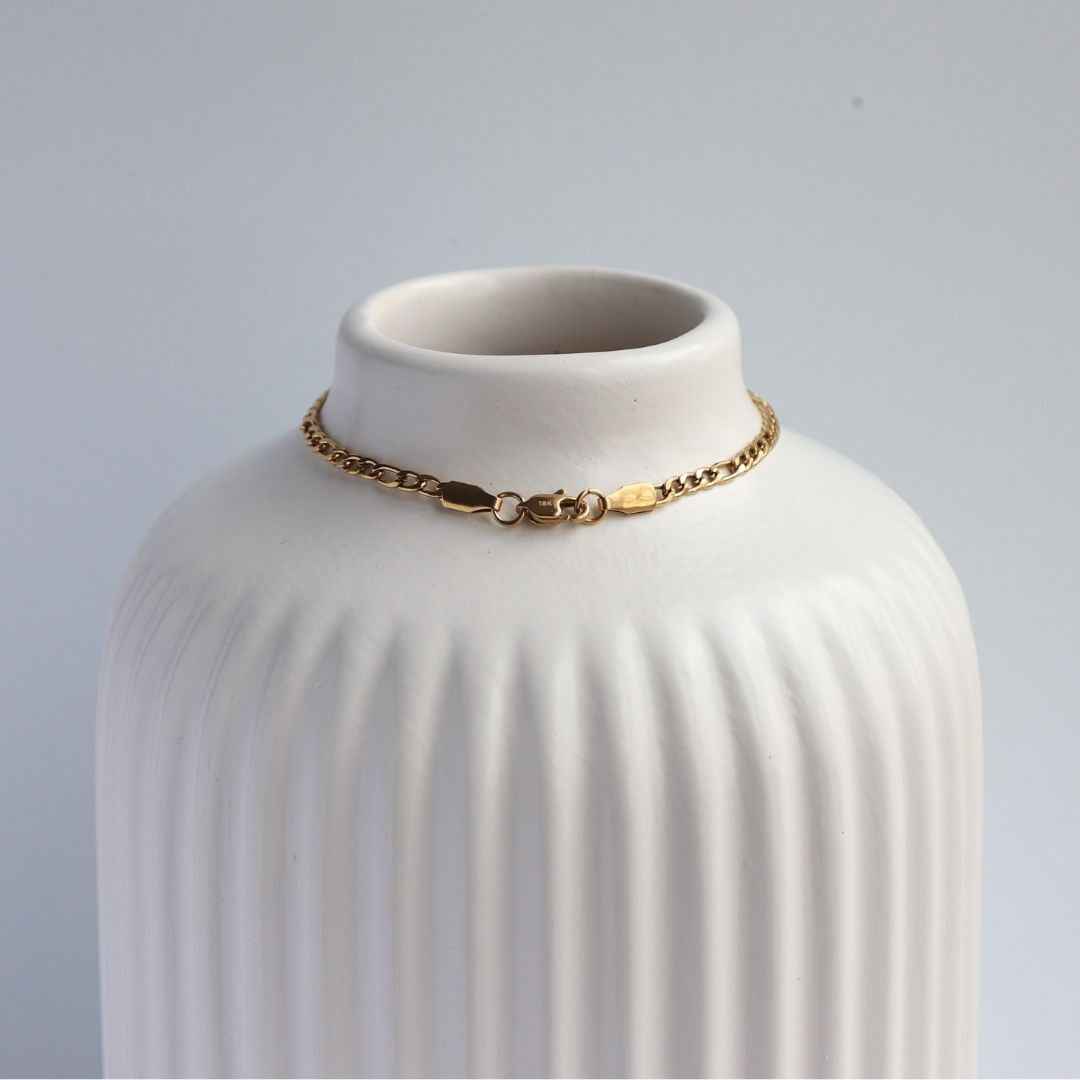 Pulsera Cartier 3 mm – Oro Laminado 18K (20 cm)