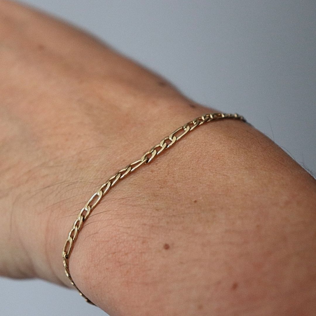 Pulsera Cartier 3 mm – Oro Laminado 18K (20 cm)