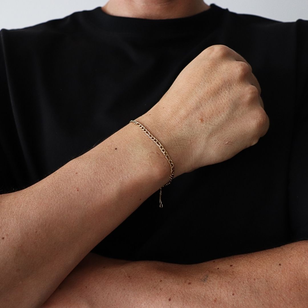 Pulsera Cartier 3 mm – Oro Laminado 18K (20 cm)