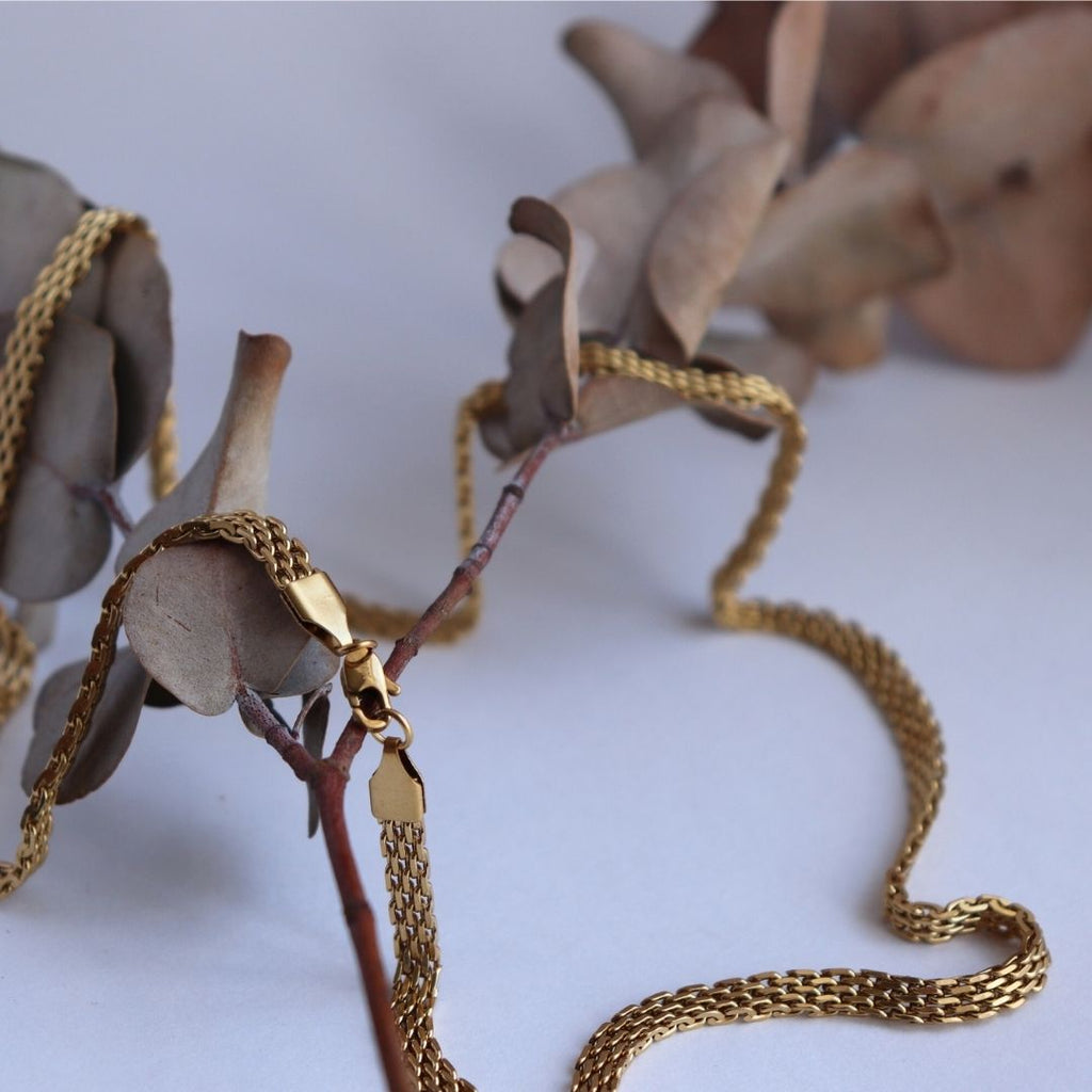 Cadena Chinesca 4 mm – Oro Laminado 18K (60 cm)