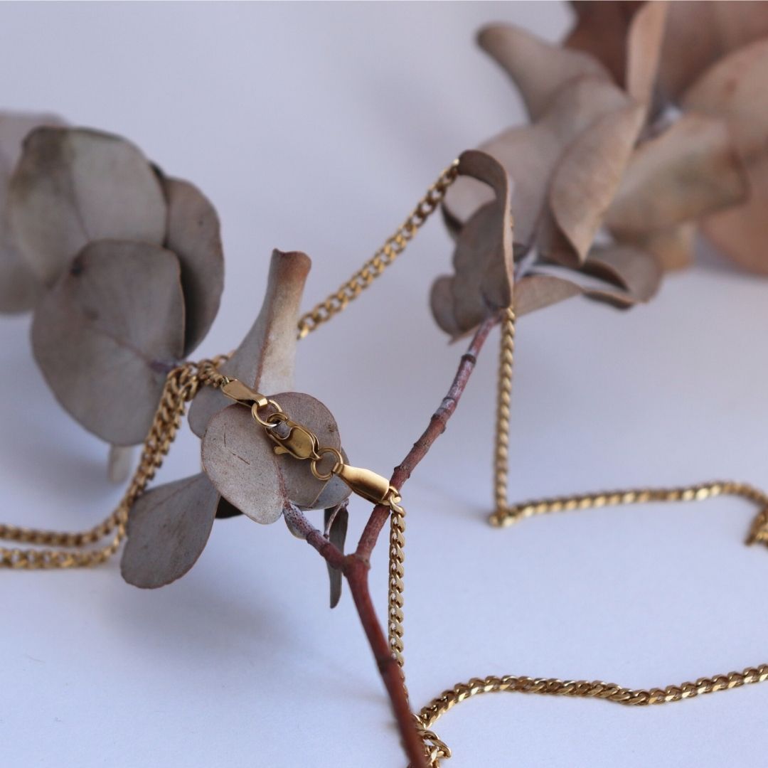 Cadena Cubana 3 mm – Oro Laminado 18K (60 cm)