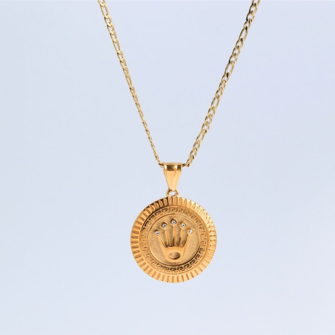 Dije Corona (estilo Rolex) – Oro Laminado 18K