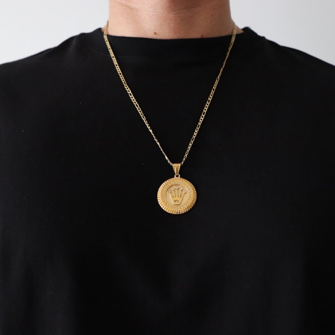 Dije Corona (estilo Rolex) – Oro Laminado 18K