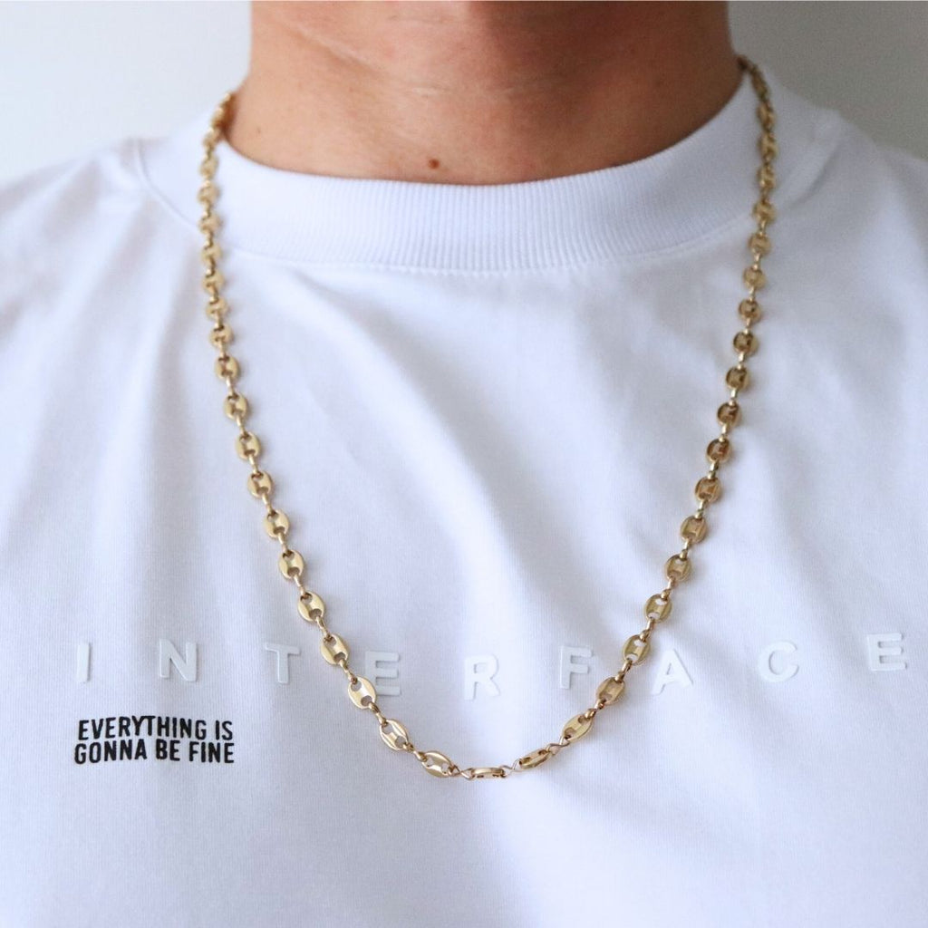 Cadena Gucci 5.5 mm – Oro Laminado 18K (65 cm)