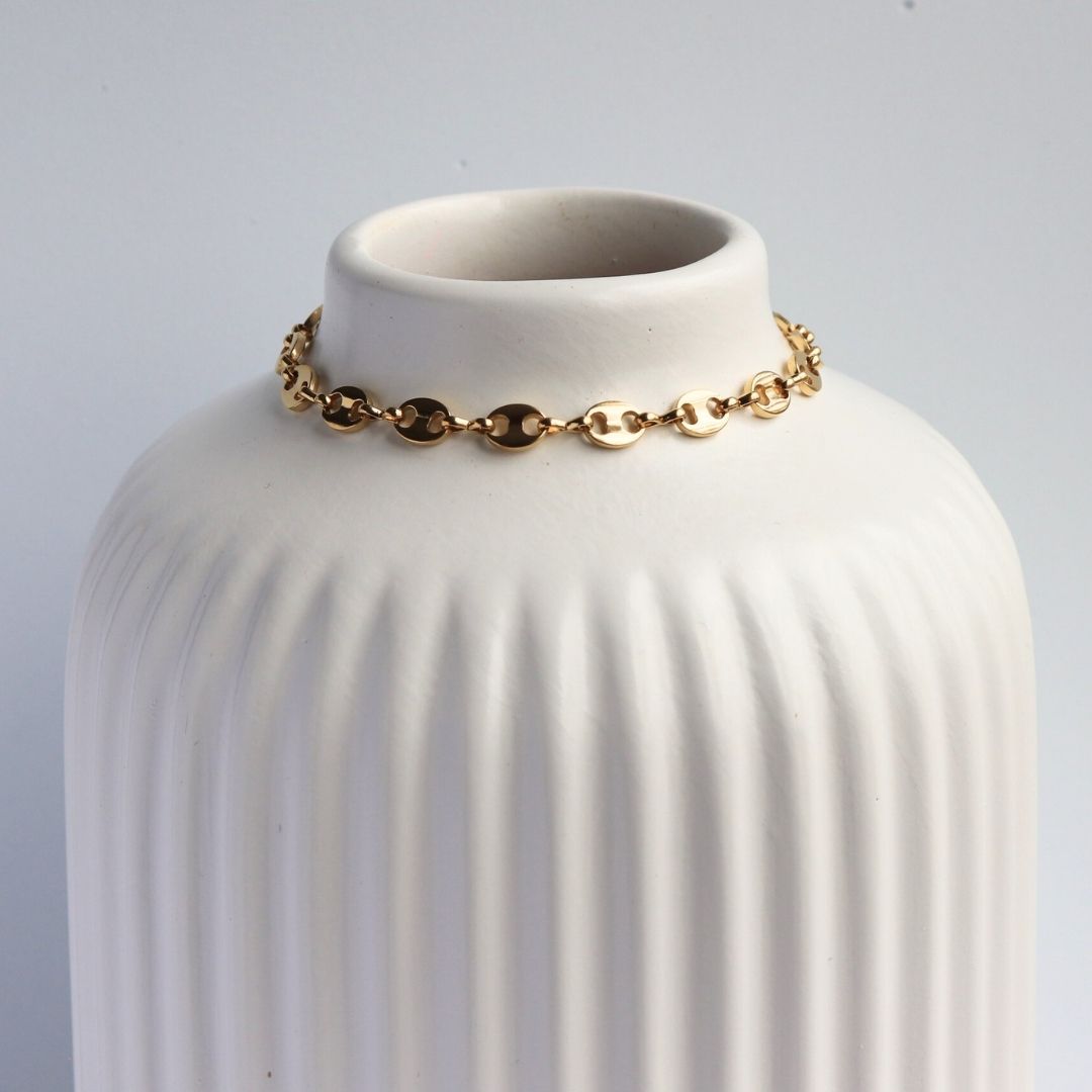 Pulsera Gucci 6 mm – Oro Laminado 18K (20 cm)