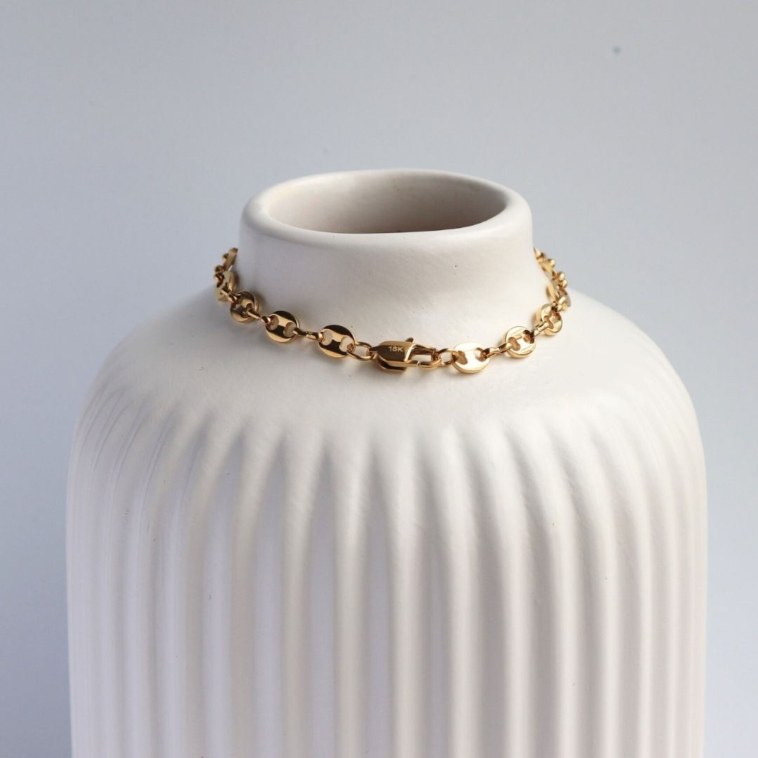 Pulsera Gucci 6 mm – Oro Laminado 18K (20 cm)