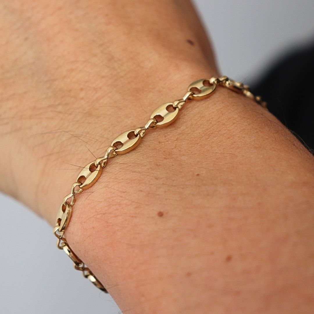 Pulsera Gucci 6 mm – Oro Laminado 18K (20 cm)