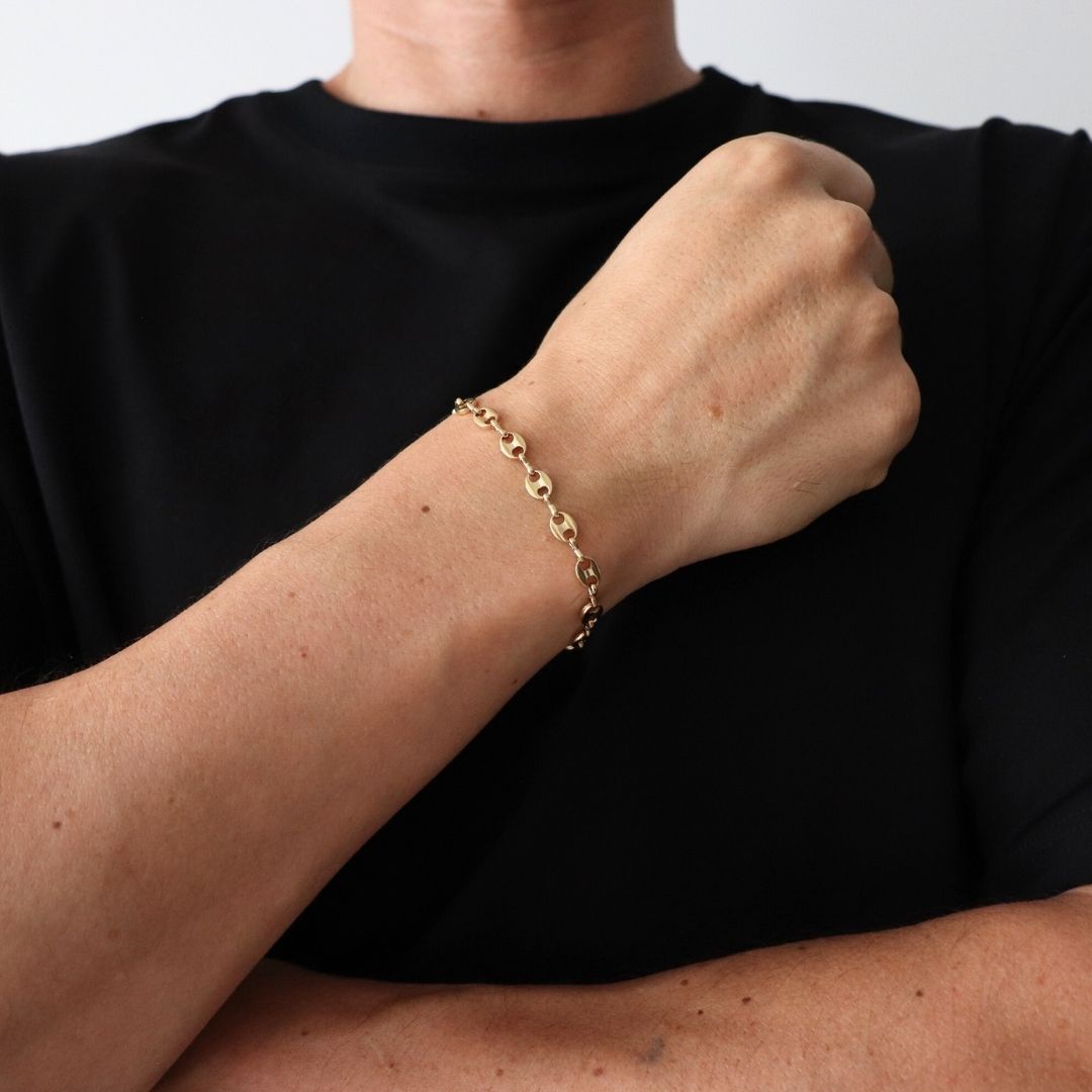 Pulsera Gucci 6 mm – Oro Laminado 18K (20 cm)