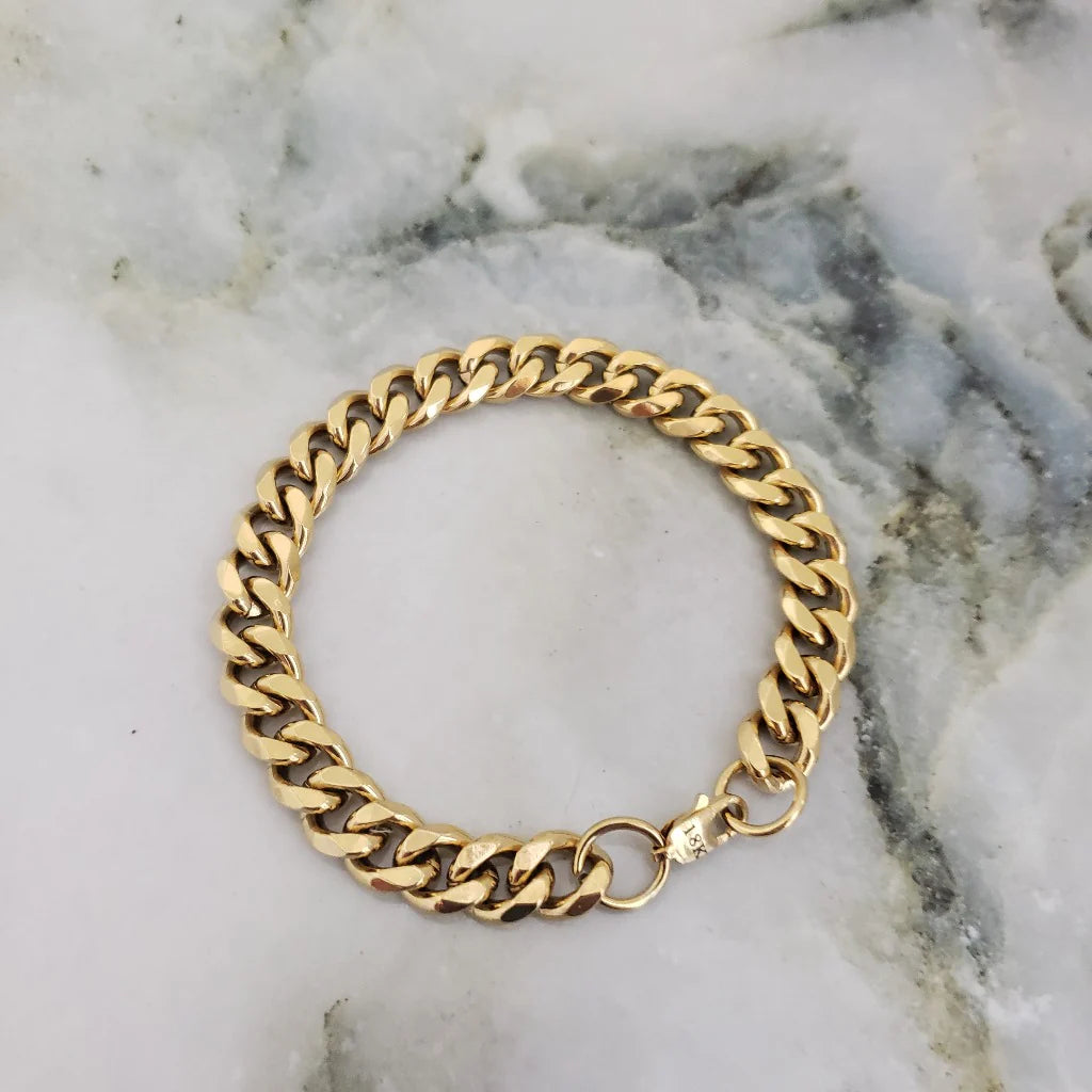 Pulsera Cubana (6mm)-(20cm)